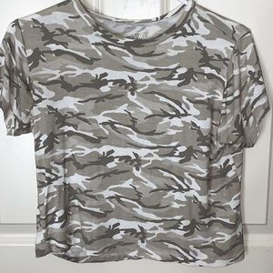 Camo crop top